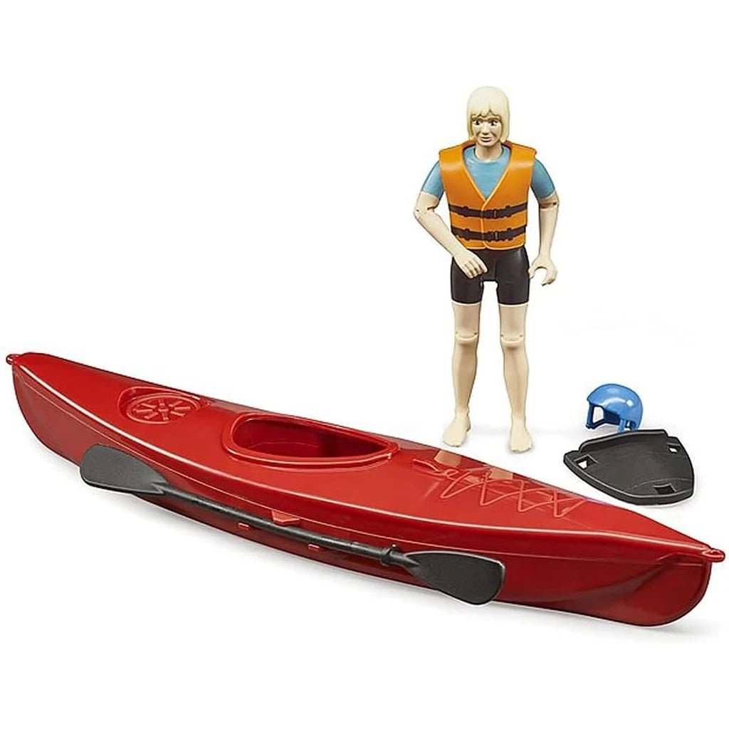 Bruder 63155 Kayak con Personaggio Bworld - BabyLud