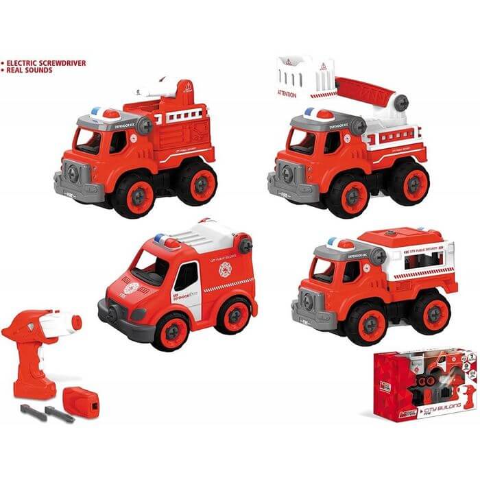 Camion Vigili del Fuoco Radiocomandato 4 Modelli - BabyLud