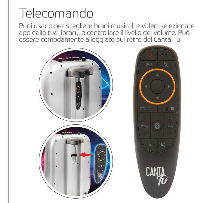Canta Tu PRO Karaoke con Microfono Argento - BabyLud