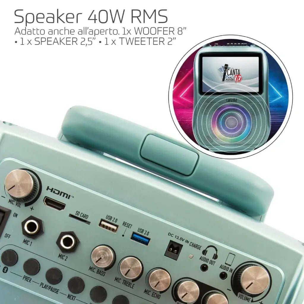 Canta Tu PRO Karaoke con Microfono Verde - BabyLud