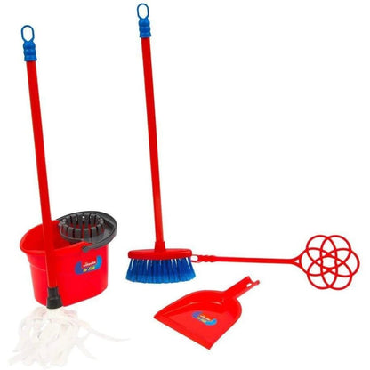 Carrello delle Pulizie Vileda con Scopa e Accessori - BabyLud