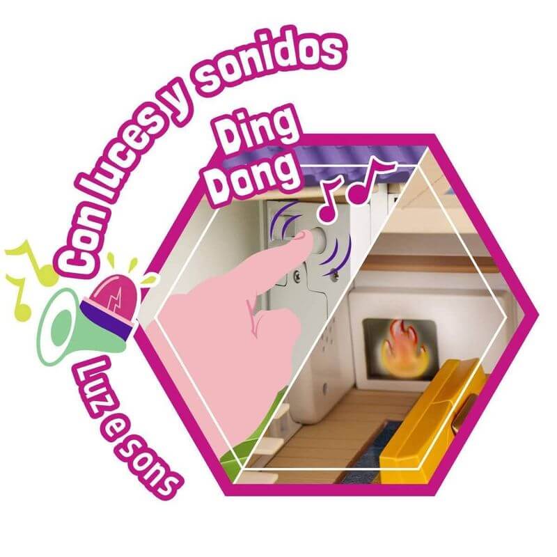 Casa delle Bambole Palmhouse con Luci e Suoni Mymy City - BabyLud