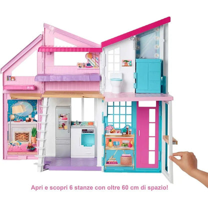 Casa di Malibu di Barbie con 6 Stanze e Accessori - BabyLud