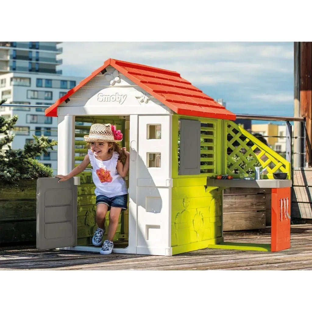 Casetta con Cucina Nature Smoby Gioco all’Aperto - BabyLud