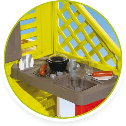 Casetta con Cucina Nature Smoby Gioco all’Aperto - BabyLud