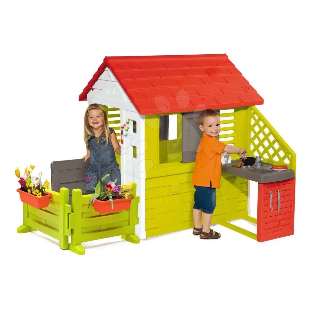 Casetta con Cucina Nature Smoby Gioco all’Aperto - BabyLud