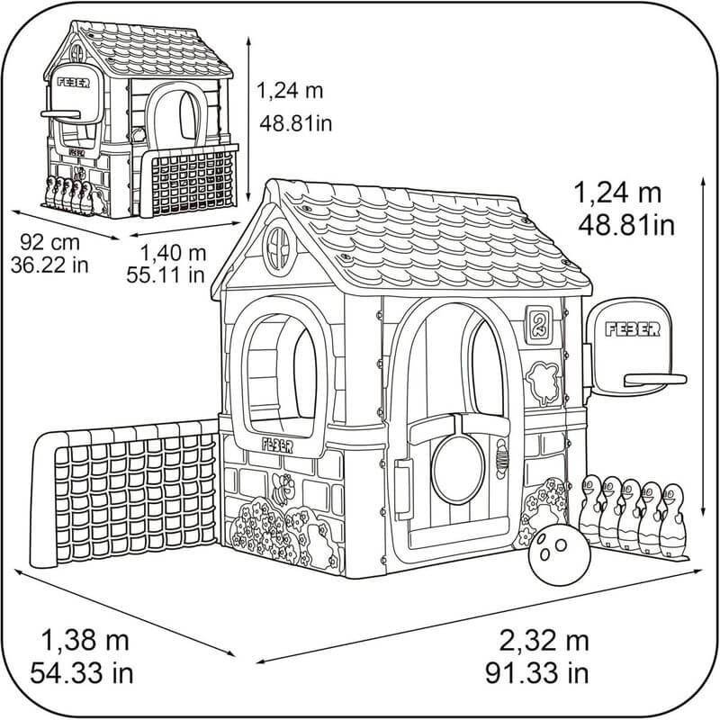 Casetta Feber 6 in 1 con Giochi per Bambini - BabyLud