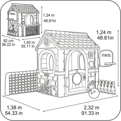 Casetta Feber 6 in 1 con Giochi per Bambini - BabyLud