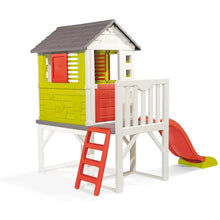 Casetta su Palafitte con Scivolo e Finestre Scorrevoli Smoby - BabyLud