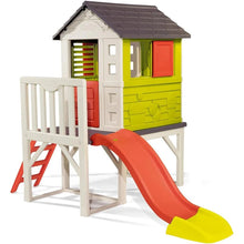 Casetta su Palafitte con Scivolo e Finestre Scorrevoli Smoby - BabyLud