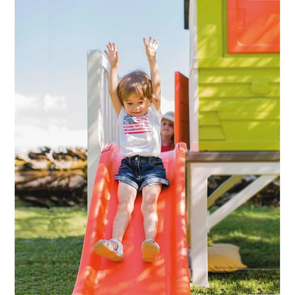 Casetta su Palafitte con Scivolo e Finestre Scorrevoli Smoby - BabyLud