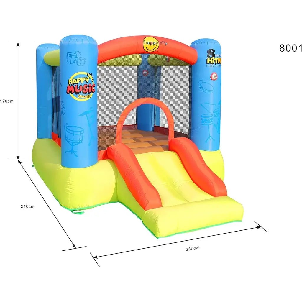 Castello Gonfiabile Interattivo Happy Music Studio - BabyLud