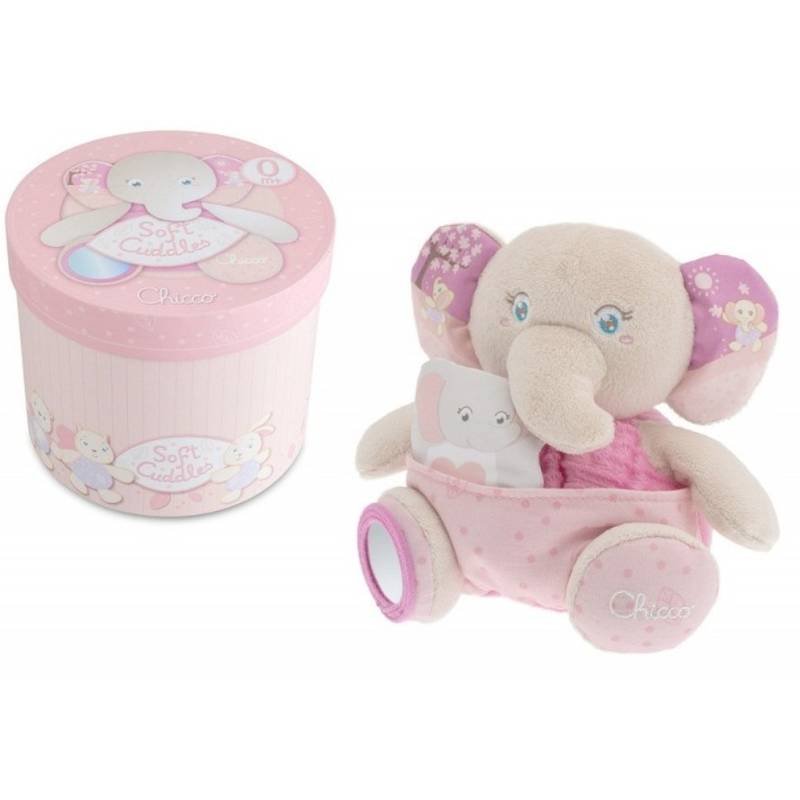 Chicco Soft Cuddles Elefante Peluche Neonati - BabyLud