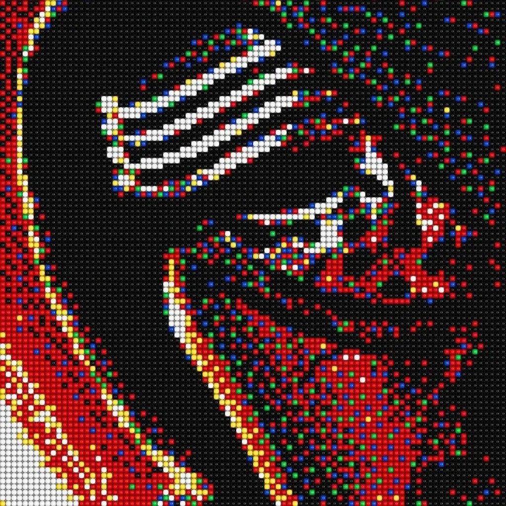 Chiodini Pixel Art 9 Star Wars Kylo Ren Quercetti 0849 - BabyLud