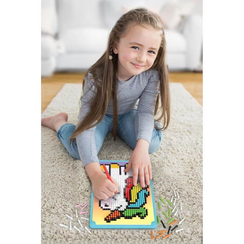 Chiodini Pixel Art Unicorno Quercetti 0767 - BabyLud