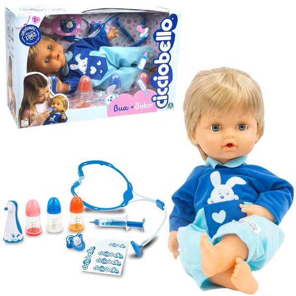 Cicciobello Bua, Bambolotto Interattivo con Accessori - BabyLud