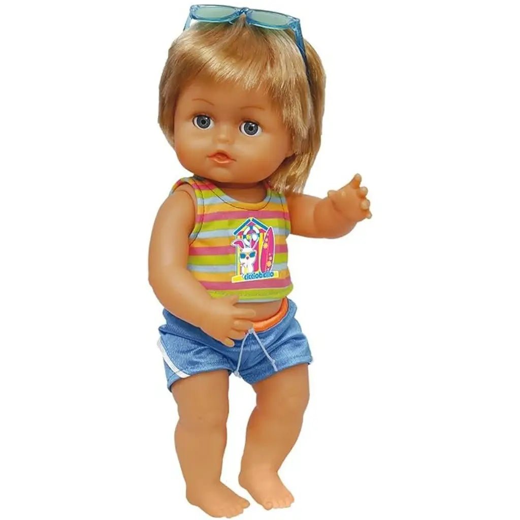 Cicciobello Sunny Bambola Abbronzante con Occhiali - BabyLud