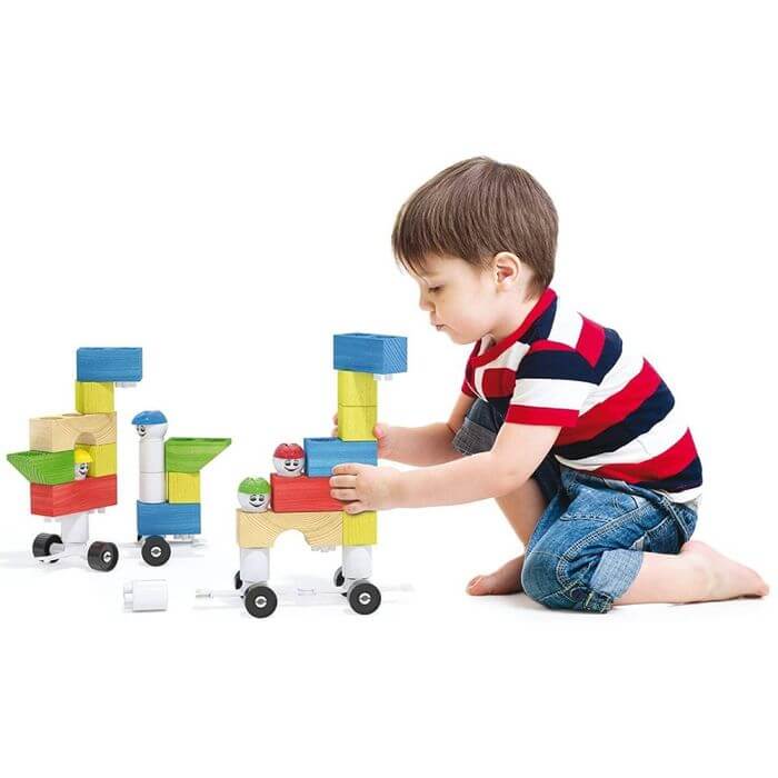 Costruzione in Legno Modi Bloc Quercetti 0702 - BabyLud
