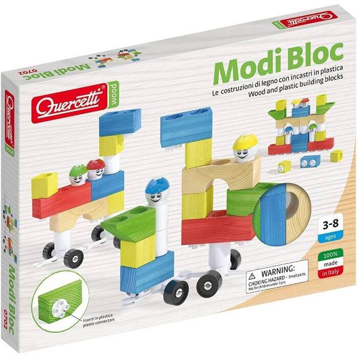 Costruzione in Legno Modi Bloc Quercetti 0702 - BabyLud