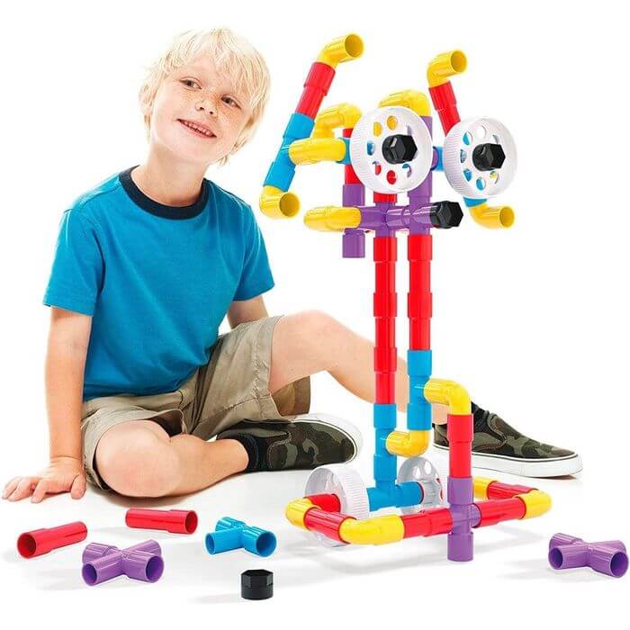 Costruzioni Tubolari Quercetti 4185 con Ruote 3 - 8 Anni - BabyLud