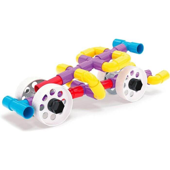 Costruzioni Tubolari Quercetti 4185 con Ruote 3 - 8 Anni - BabyLud