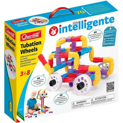Costruzioni Tubolari Quercetti 4185 con Ruote 3 - 8 Anni - BabyLud