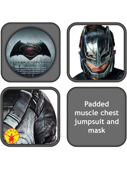 Costume Batman Imbottito Con Muscoli 620425 - BabyLud
