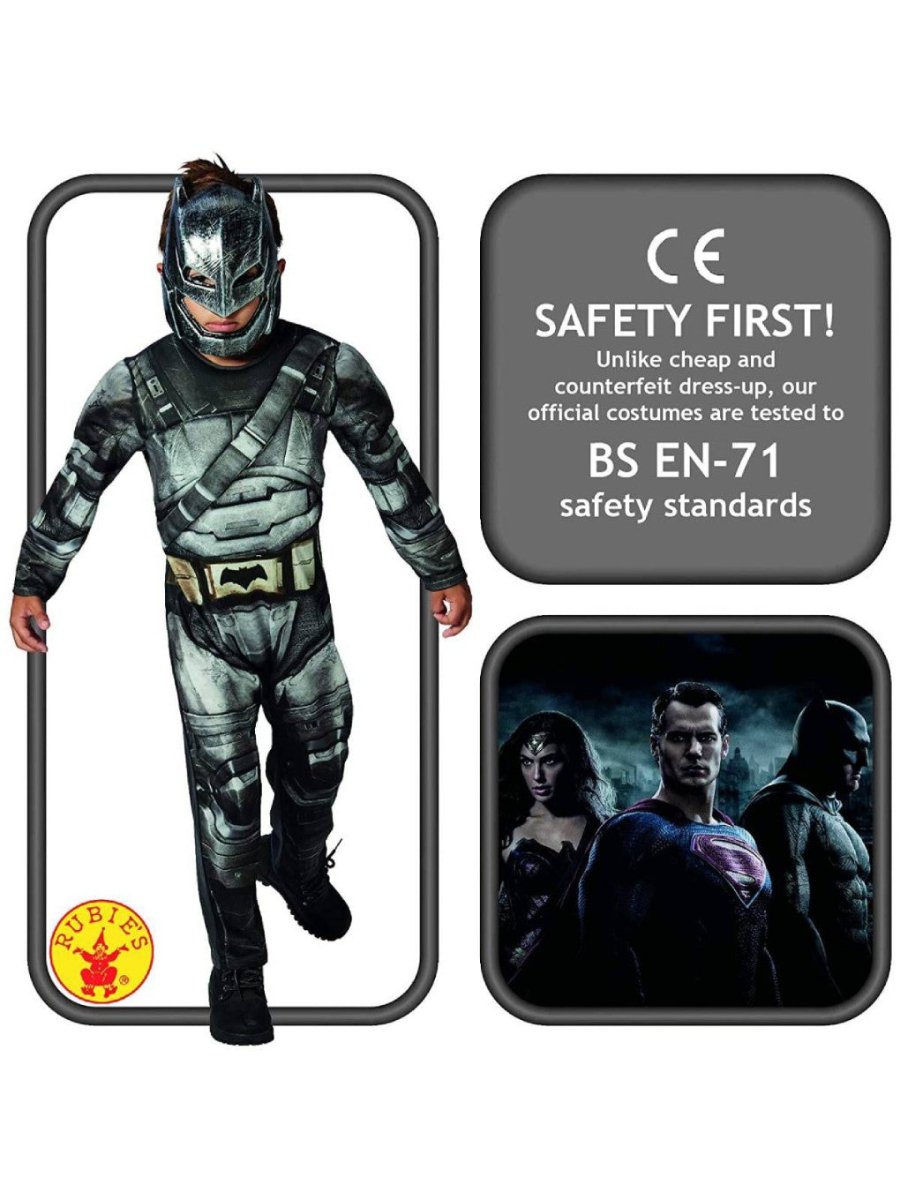 Costume Batman Imbottito Con Muscoli 620425 - BabyLud