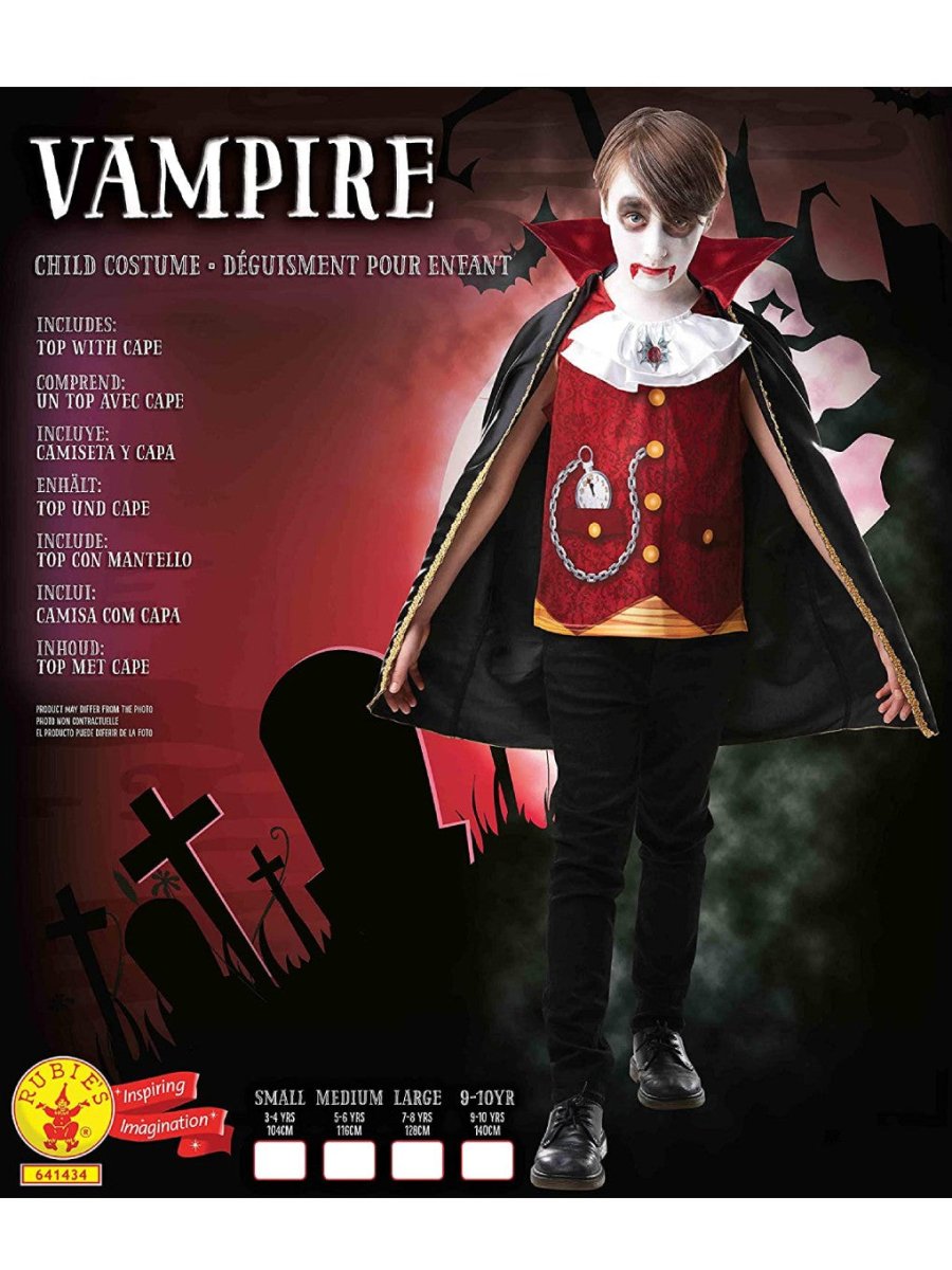 Costume Da Vampiro Halloween 641434 - BabyLud
