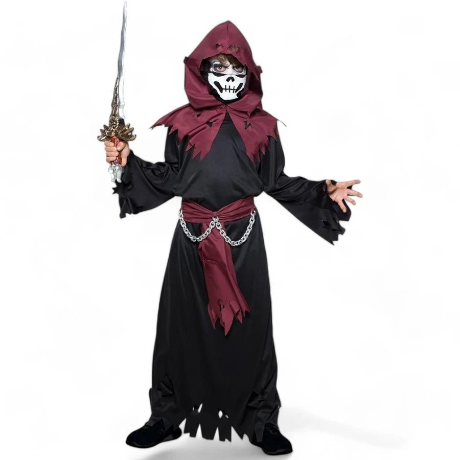 Costume Demone Oscuro Bambini 7 - 8 Anni Halloween - BabyLud