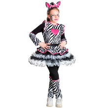 Costume Miss Zebra Bambina 11 - 12 Anni - BabyLud