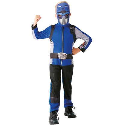 Costume Power Ranger Blu Tuta e Maschera - BabyLud