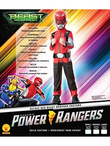 Costume Power Rangers Rosso 300458 - BabyLud