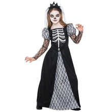 Costume Scheletro Bambina Halloween 5 - 6 anni - BabyLud