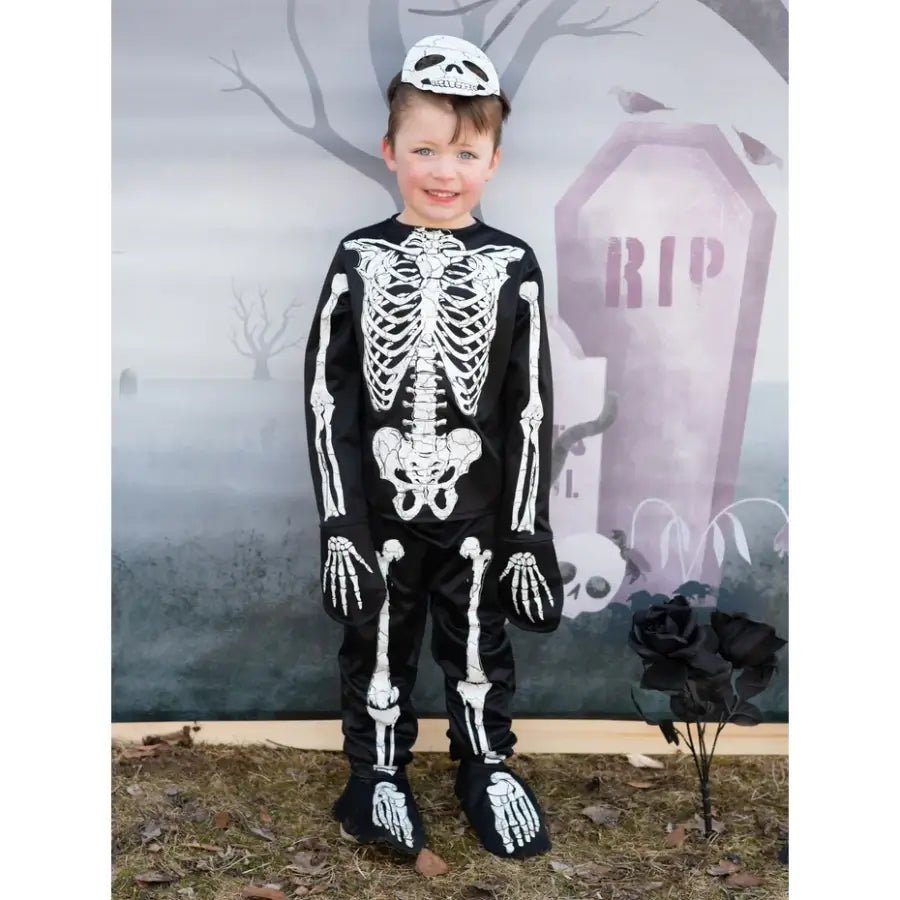 Costume Scheletro Fluorescente Bambino 3 - 4 Anni - BabyLud