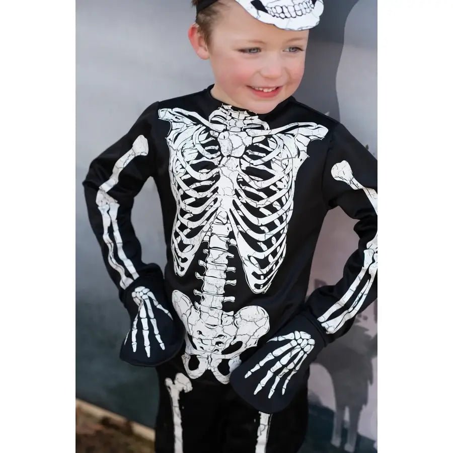Costume Scheletro Fluorescente Bambino 3 - 4 Anni - BabyLud