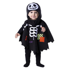 Costume Scheletro Poncho con Cappuccio 9 - 18 Mesi - BabyLud