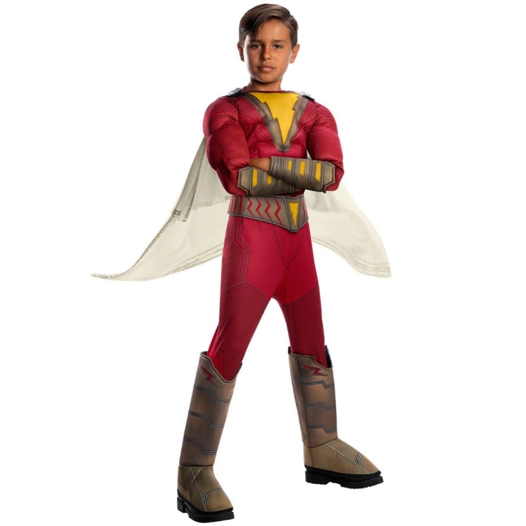 Costume Shazam Bambino 8 - 10 Anni con Mantello 700706 - BabyLud
