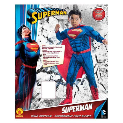 Costume Superman Imbottito con Mantello 8 - 10 Anni - BabyLud