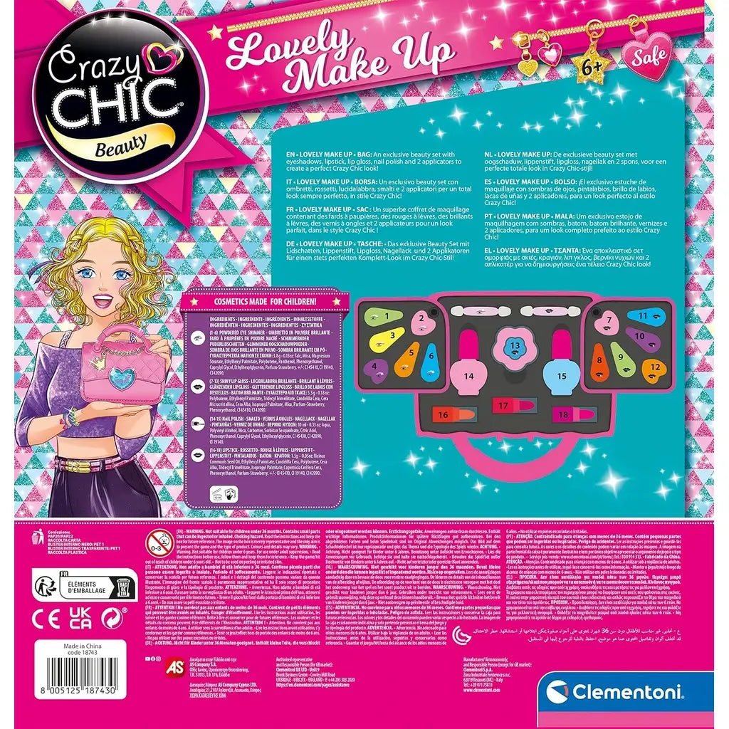 Crazy Chic Cofanetto Trucchi Lovely Make Up Bag - BabyLud