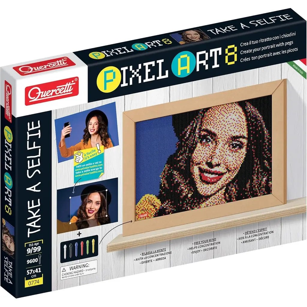 Crea Quadri con Chiodini Quercetti 0774 Pixel Art 8 - BabyLud