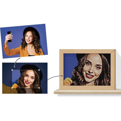 Crea Quadri con Chiodini Quercetti 0774 Pixel Art 8 - BabyLud