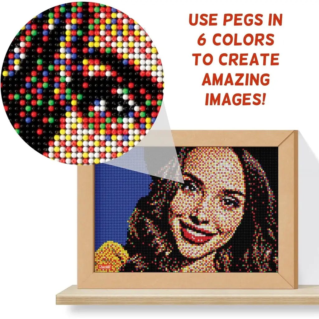 Crea Quadri con Chiodini Quercetti 0774 Pixel Art 8 - BabyLud