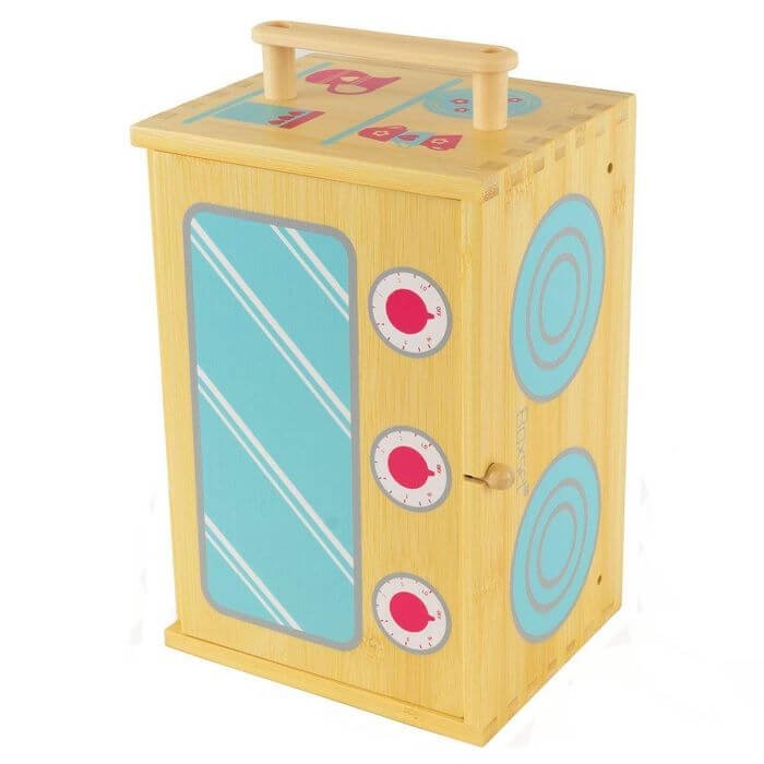 Cucina Giocattolo Portatile in Legno per Bambine - BabyLud