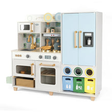 Cucina in Legno Interattiva Con Lavello Forno Frigorifero - BabyLud