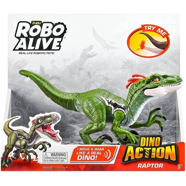 Dino Action Raptor Giocattolo Robotico Interattivo - BabyLud