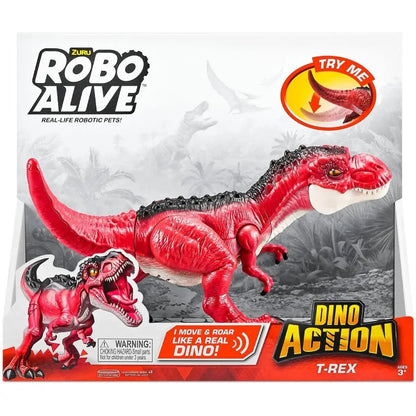 Dinosauro Interattivo Robo Alive Dino Action T - Rex - BabyLud