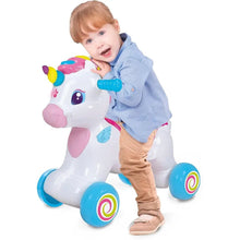 Dondolo Nuvola Dolce Unicorno 3 in 1 Cavalcabile - BabyLud