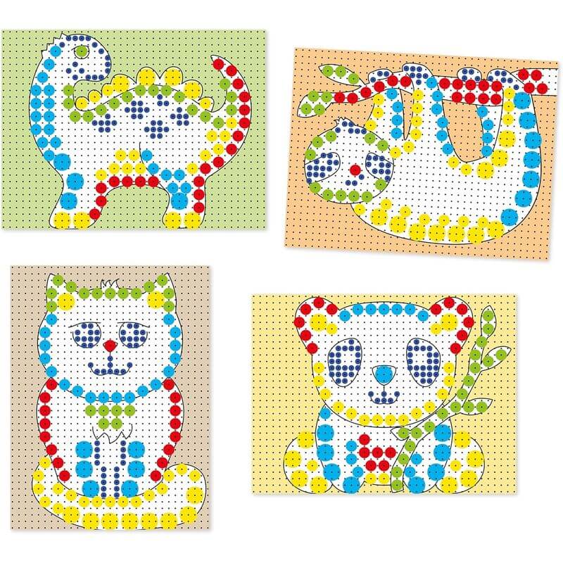 Fantacolor Tab Mosaico con Chiodini Quercetti 00923 - BabyLud