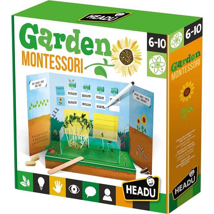 Garden Montessori Kit Scienza per Crescita Piante - BabyLud